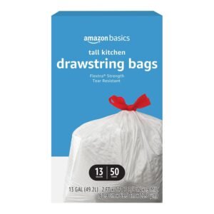 Amazon Basics 13-Gallon Kitchen Trash Bags